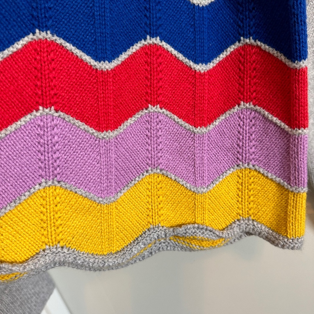 Mini Boden Chevron Sweater size 11/12 Y NWOT - Picture 4 of 5